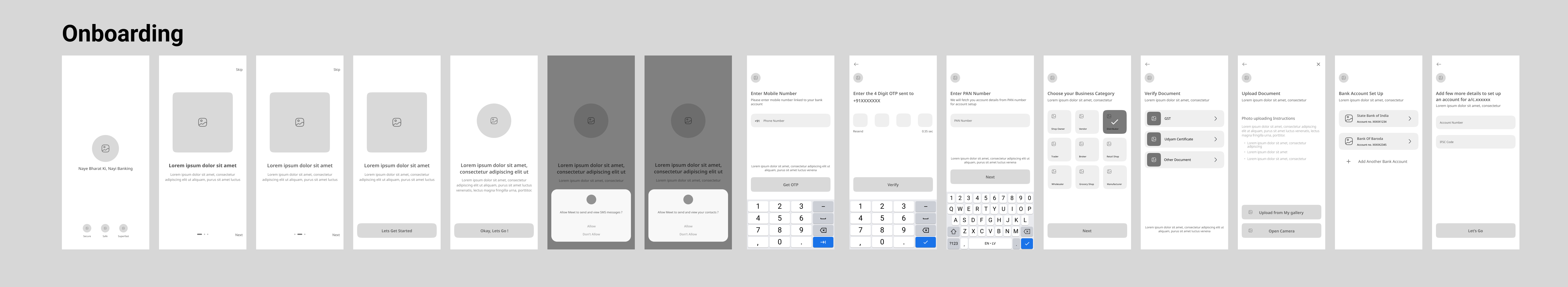 Wireframes & Low-fidelity Designs